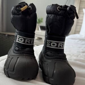 Sorel Kids Black Snow Boots